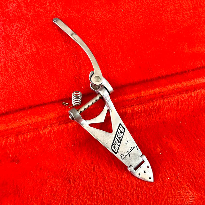 Gretsch Bigsby B6 Vibrato tailpiece 1960’s - Nickel original vintage USA Chet Atkins Tennessean Nashville 6119 6120 image 1