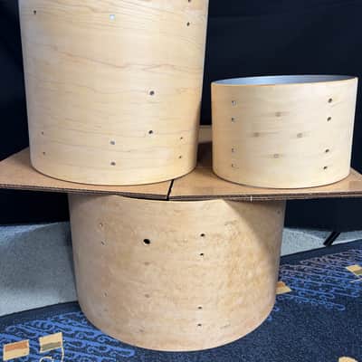 Gretsch Vintage Shell Pack Late 50's and 70's - Unfinished Natural Maple image 1