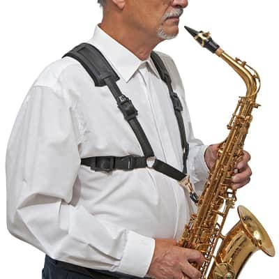 BG Saxophone Comfort Harness for Men, Metal Snap Hook, S40CMSH image 2