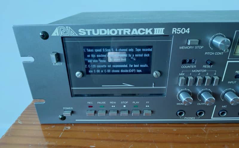 Aria Studiotrack III R504 - 4 Track Cassette Recorder * Video