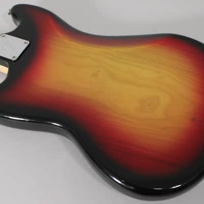 1977 Fender Mustang Sunburst Maple Fretboard w/OHSC image 11