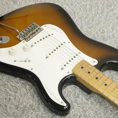 Fender Japan '57 reissue Stratocaster ST57-58US US pickup 2tone sunburst finish Crafted in Japan image 2