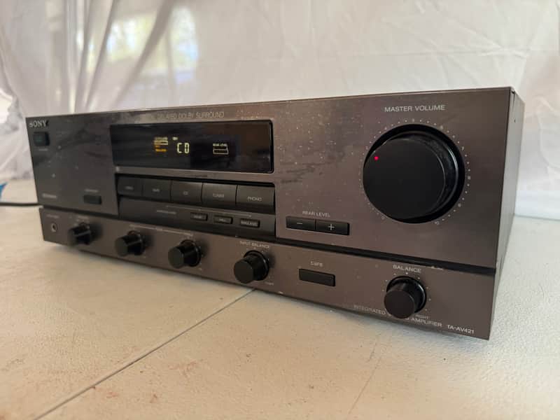 Sony TA-AV421 Amplifier HiFi Stereo 4 Channel Home Audio Vintage Radio Power Amp image 1
