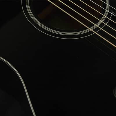 Yamaha FG800 Solid Top Acoustic Guitar - Black (584) image 3