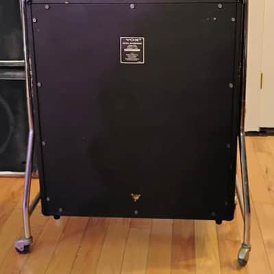 VOX - 1967 Westminster V1182 Solid State Amp Head - 1968 Royal Guardsman Model V4131 Cabinet - Rolling/Tilting Metal Stand - Black - Thomas Organ Company - California - USA - "AS-IS" image 5