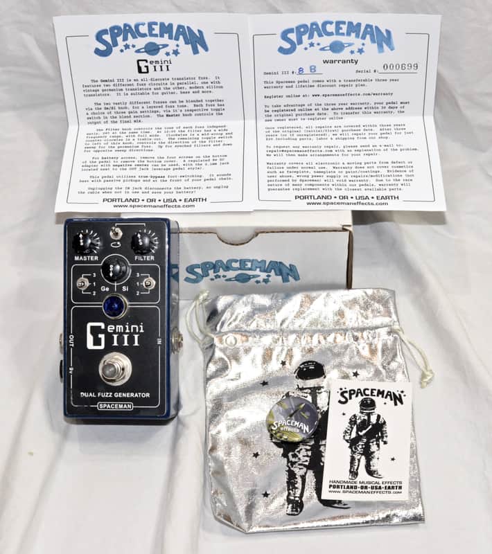 Spaceman Effects Gemini III Dual Fuzz Generator image 2