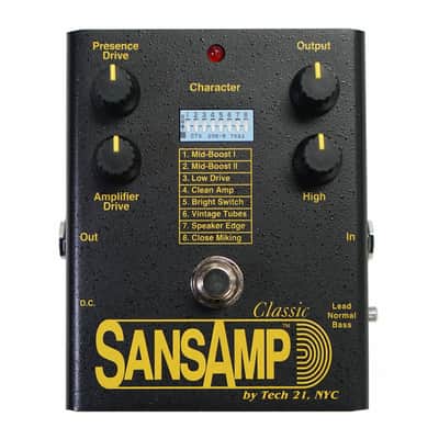 Tech 21 SansAmp Classic Limited 10th Anniversary model 1999 | Reverb
