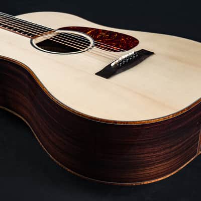 Huss and Dalton Baritone Custom Prototype #1 Wild Grain Indian Rosewood and Adirondack Spruce NEW image 13