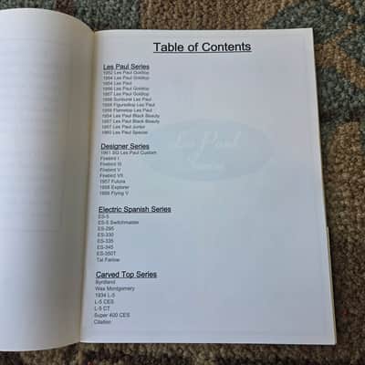 Vintage 1998 Gibson Historic Collection Catalog Folder w/ Color
