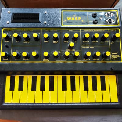 EDP Wasp + MIDI + VCF Mod + Original Box 1978 - Analog Synthesizer image 1
