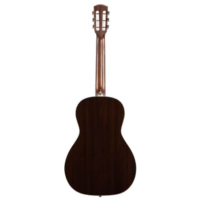 Alvarez LP70e Herringbone Sunset Parlor Guitar (Herringbone) with FlexiCase/Pickup - Sunset image 6