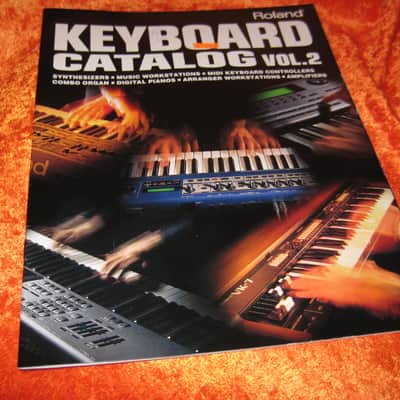 Roland Keyboard Catalog Vol. 2 Synthesizers and Keyboards From 1999 image 1