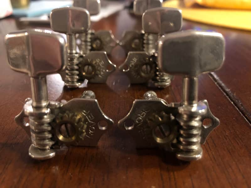 Grover Sta-Tite Vintage 3 + 3 50’s / 60’s Nickel . Martin Gibson Guild etc. image 1