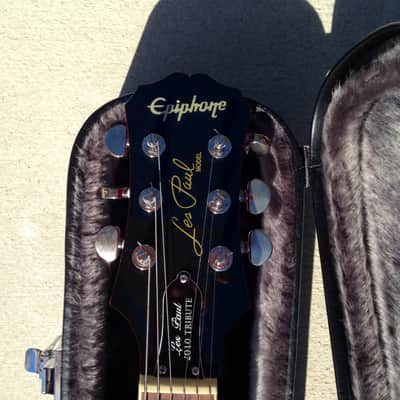 【ケース付】Epiphone Les Paul 2010 TRIBUTE エレキ ケース付】Epiphone Les Paul 2010 TRIBUTE エレキ