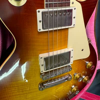 Gibson Custom Shop 60th Anniversary '60 Les Paul Standard #001548 Reissue V2 2020 - Tomato Soup Burst image 4