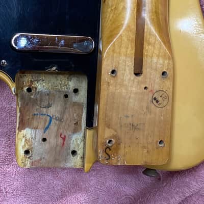Fender Telecaster 1978 Olympic White to Creme Maple Fingerboard image 14