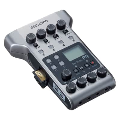 Zoom Podtrak P4 Podcast Studio Mixer/Recorder/USB Interface P-4 Pod-Track image 4