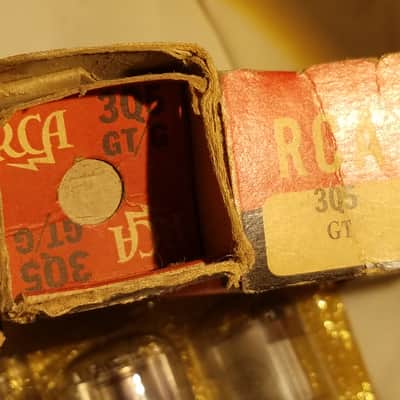 RCA etc. Pair (2) 3Q5 tNOS AT1000 TESTED Vacuum Tubes Beam Power VT221 JAN-CRC-3Q5 3Q5GT/G 1940-1959 image 2