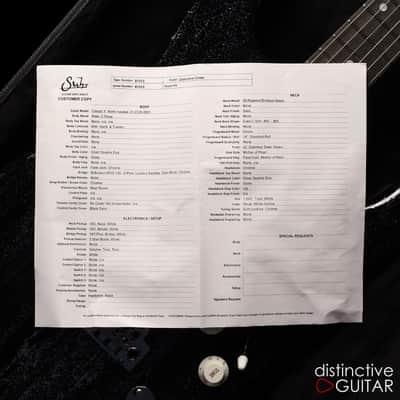 Suhr Classic S Custom - Silver Sparkle Drip image 14