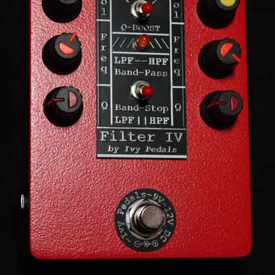 Ivy Pedals Filter IV v2 - NEW - SUNSET Red/Orange/Yellow 2026 image 8