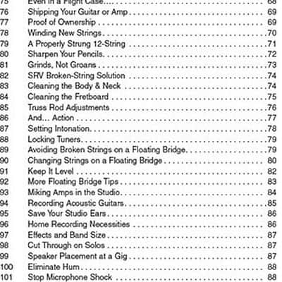 101 Guitar Tips - Stuff All the Pros Know and Use image 4