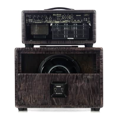 Mesa Boogie Mark 7 Head and 1x12 Open Back Cabinet Private Reserve Flame Maple - Charcoal Stain image 2