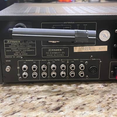 Vintage Fisher Rs 270 Stereo Receiver-50WPC-Sweet image 10