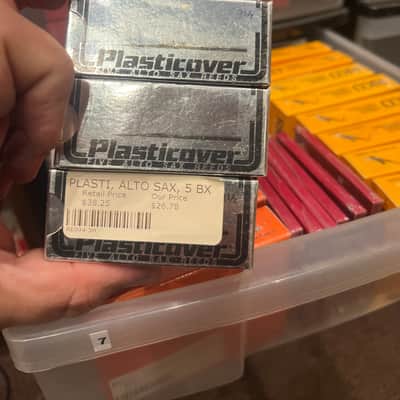 Rico Plasticover #3.5 Alto Sax reeds - Plastic over wood image 2