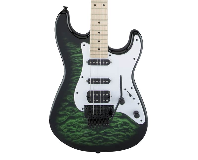 Used Jackson SDXQ X Series Adrian Smith Signature Guitar - Trans Green image 1