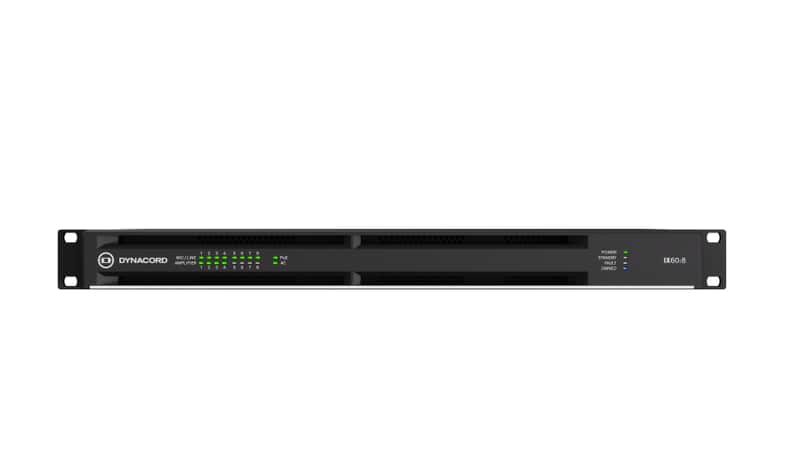 Dynacord IX60:8-US 8-Channel 6kW Dante DSP Network Amplifier image 1