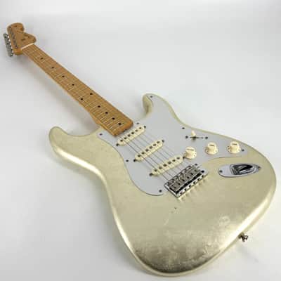 2005 Fender John Cruz Masterbuilt Salute Limited Edition Custom Shop Stratocaster - White Gold Leaf image 5