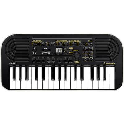 Casio SA-51 32-Key Mini Portable Keyboard Regular Black
