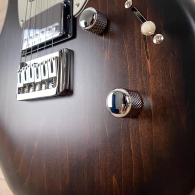 Godin Session HT Electric Guitar Bourbon Burst RN image 5