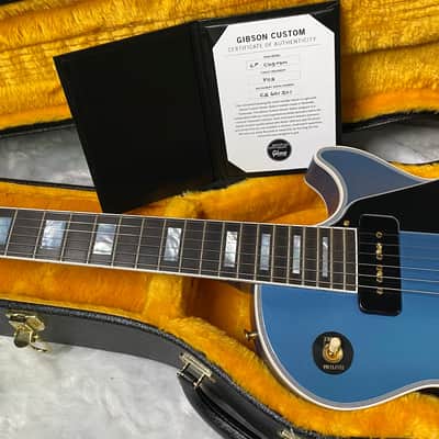 NEW! Gibson Les Paul Custom - Dealer Select - P90 Pick-Ups - Pelham Blue VOS - Custom Shop M2M - Authorized Dealer - Only 9lbs - G07687 image 12