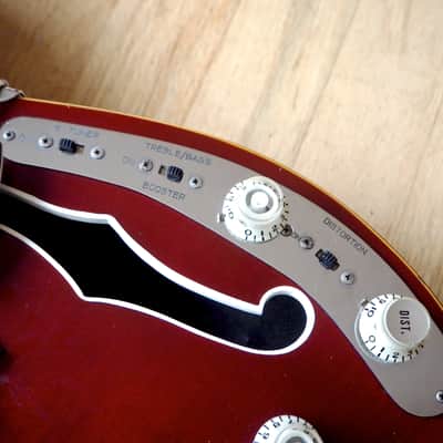 1968 Vox Apollo V266 Vintage Hollowbody Electric Guitar w/ Effects, Italy Eko Viper image 8