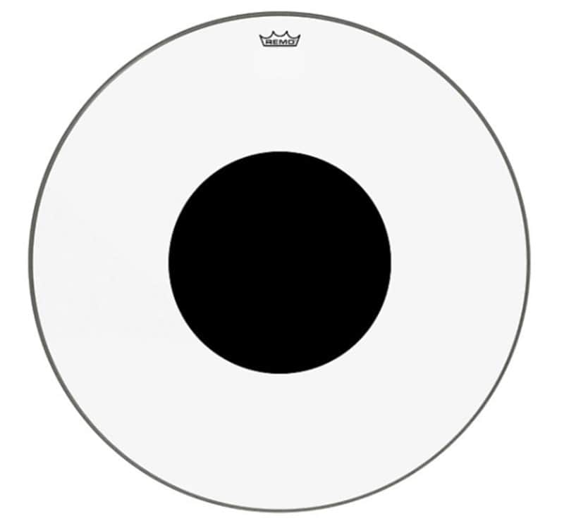 Remo #CS1320-10 Clear w/Black Dot Bass Drum Head 20" image 1