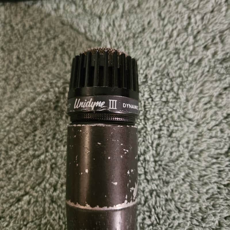 Shure Unidyne III SM57 Cardioid Dynamic Microphone 1970s - Black image 1