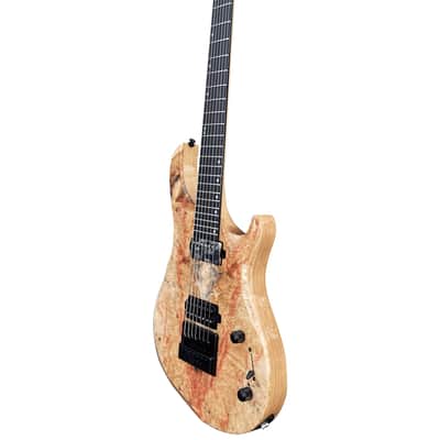 10S Spring BH Evertune/Bare Knuckle/Seymour Duncan Hyperswitch 7 String Baritone Electric Guitar – One Off 5A Maple Poplar image 11