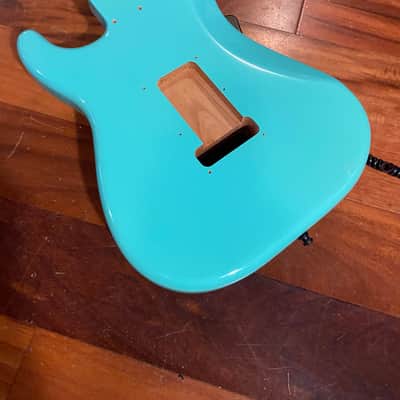 Fender Player Seafoam Green Strat Stratocaster Alder Body 3 lb 13 oz 2 Pt HSH image 4