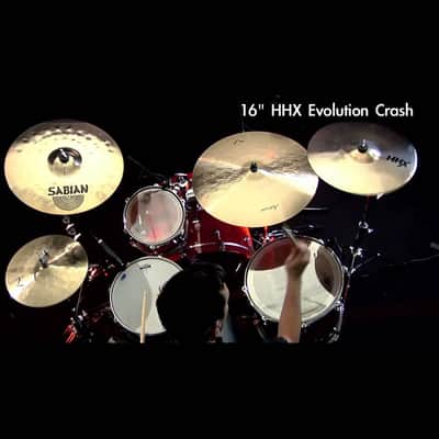 Sabian HHX Evolution Crash Cymbal 16" Brilliant image 2