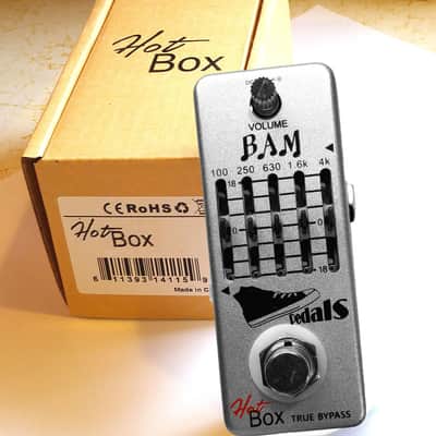 Hot Box Pedals Bam 5-band Guitar Graphic Equalizer Attitude Series Pedal True Bypass image 3