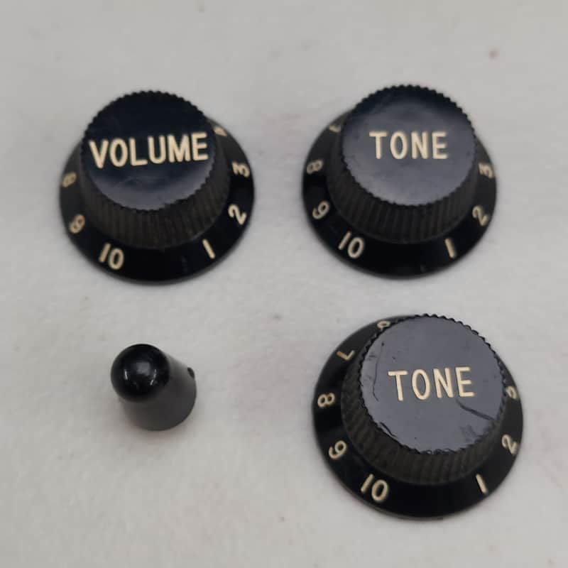 1970's Fender Stratocaster Knobs and Switch Tip (K-270) image 1