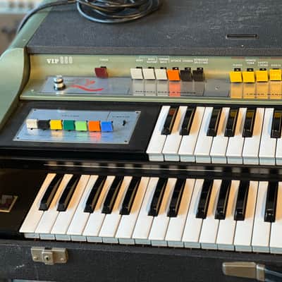 FARFISA VIP 600 with Original Bass Pedal and Stand - RESTORED image 4