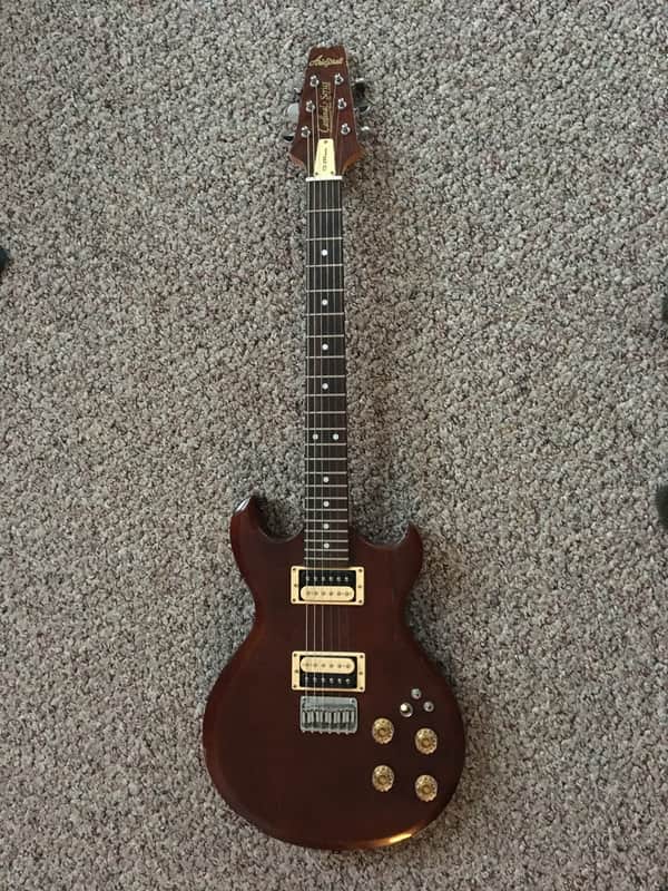 Aria Pro II CS-250 Walnut Double Cutaway Matsumoto MIJ. | Reverb