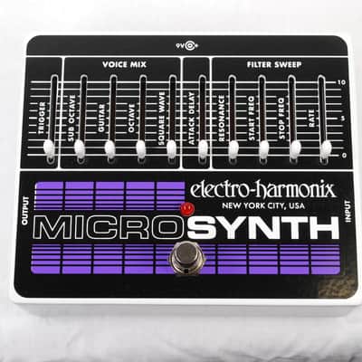 ギター ELECTRO-HARMONIX MICRO SYNTHESIZER Electro-Harmonix Bass Microsynth Synthesizer - Perfect Circuit