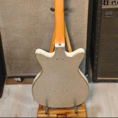 Danelectro 59DC Long Scale Bass 2010s Sparkling Champagne image 15