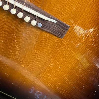 2025 Gibson Custom Murphy Lab 1942 Banner J-45 Heavy Aged Acoustic Guitar Vintage Sunburst image 8