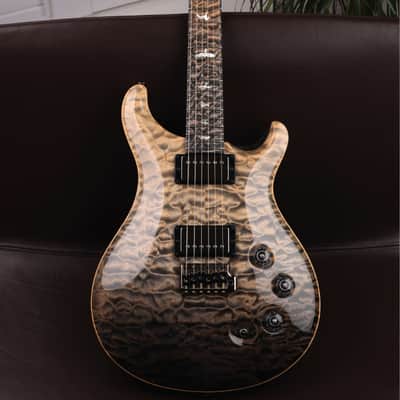 PRS RARE 2016 Private Stock DGT in Frostbite Fade w/Quilt Maple Top, Stained Quilt Maple Fretboard w/Ebony Binding, Flame Maple Neck, Swamp Ash Back with Matching Backplates, Black PRS Tremolo + Phase III Locking Tuners & MOP w/Paua Outline Bird Inlays image 19