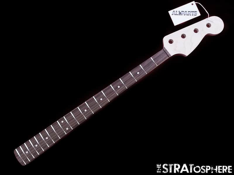 NEW Fender Lic Allparts Jazz Bass NECK Rosewood Thick Chunky 20 Fret JRO-FAT image 1