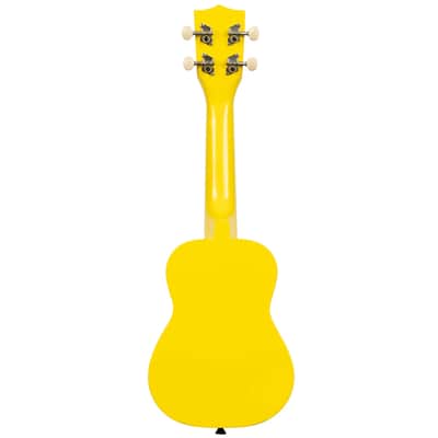 Kala Brand Ukadelic Soprano Ukulele & Bag Taxi Cab Yellow image 5